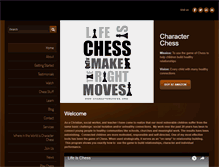 Tablet Screenshot of characterchess.org